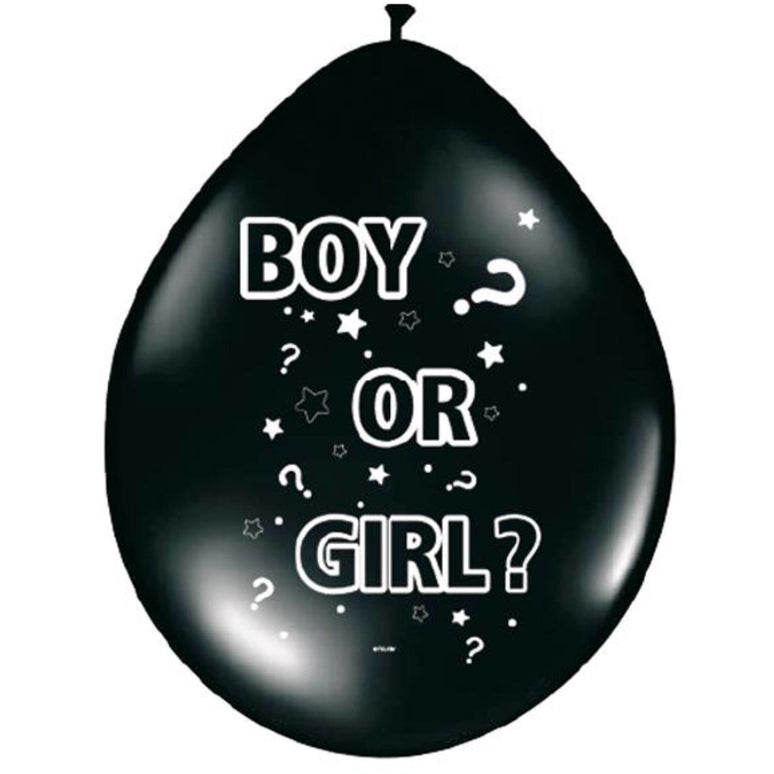Feestbazaar Gender Reveal Ballonnen 30cm - 8 stuks