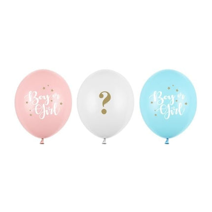 Feestbazaar Gender Reveal Ballonnen Mix (50st)