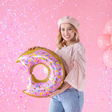 Feestbazaar Gender reveal confetti kanon Pink - Ready to pop 60cm