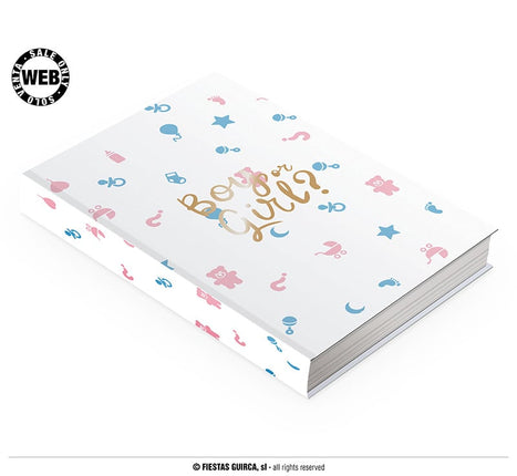 Feestbazaar Gender Reveal Gastenboek Boy Or Girl