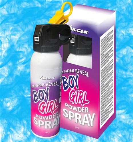 Feestbazaar Gender Reveal Poeder Spray Blauw