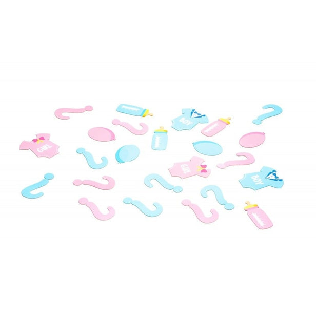 Feestbazaar Gender Reveal Tafelconfetti