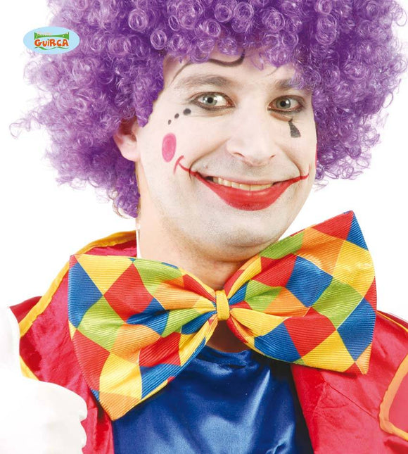 Feestbazaar Geruite Strik Clown