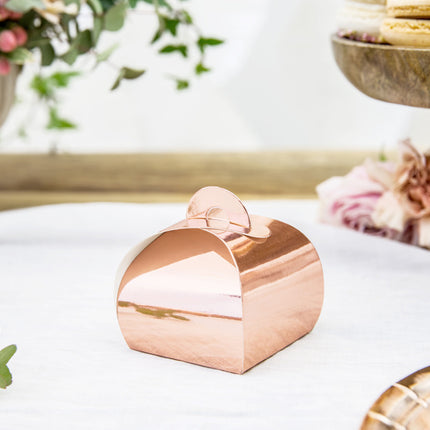 Feestbazaar Geschenkdoosjes Rosé Gold