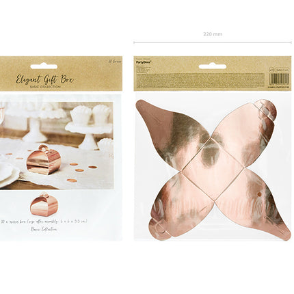 Feestbazaar Geschenkdoosjes Rosé Gold