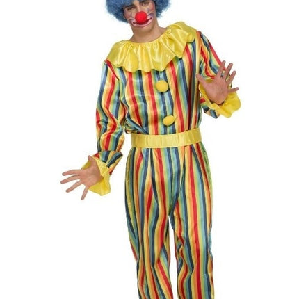 Feestbazaar Gestreept Clown Kostuum Herman
