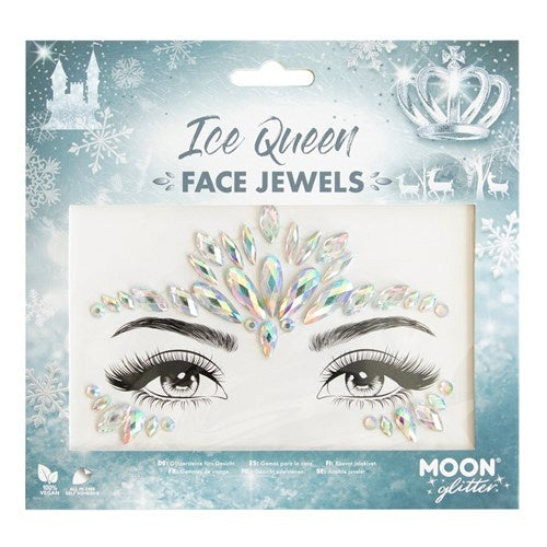 Feestbazaar Gezicht Diamantjes Ice Queen