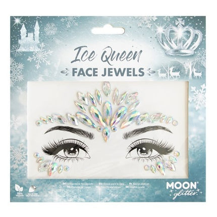 Feestbazaar Gezicht Diamantjes Ice Queen