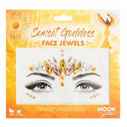 Feestbazaar Gezicht diamantjes Sunset Goddess