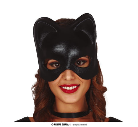 Feestbazaar Gezichtsmasker Catwoman Zwart