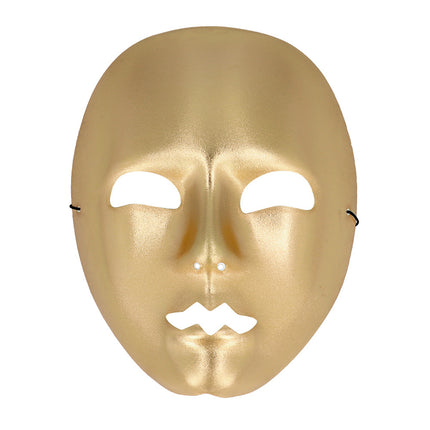 Feestbazaar Gezichtsmasker Mime Goud