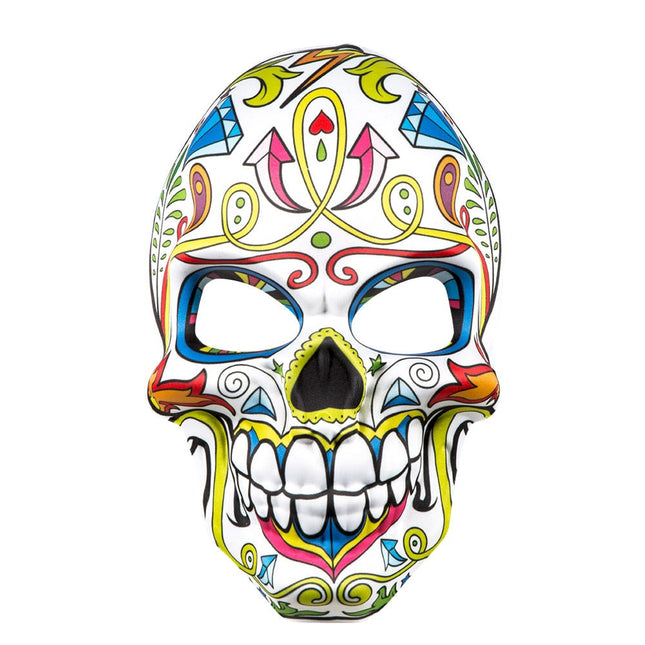 Feestbazaar Gezichtsmasker Mr Day of the dead