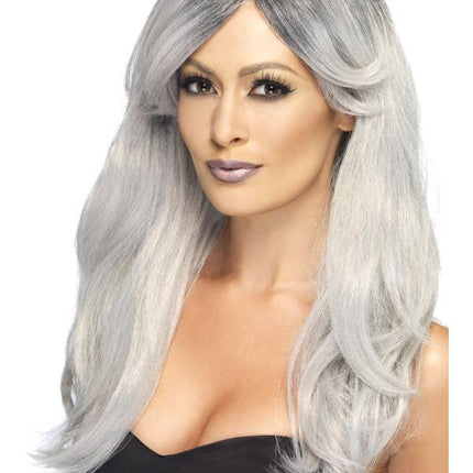 Feestbazaar Ghostly glamour pruik