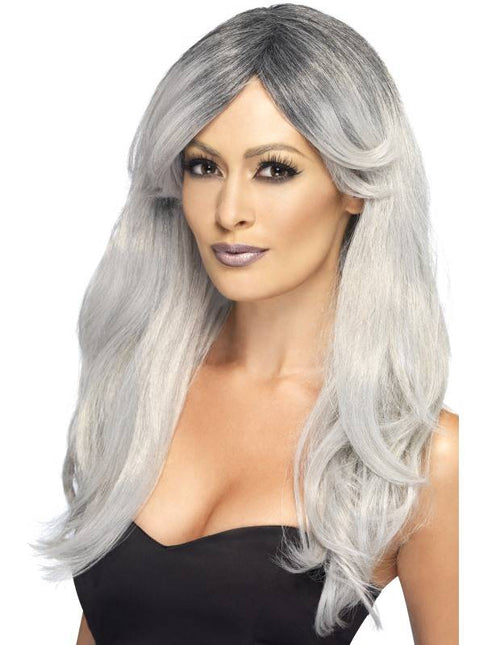 Feestbazaar Ghostly glamour pruik