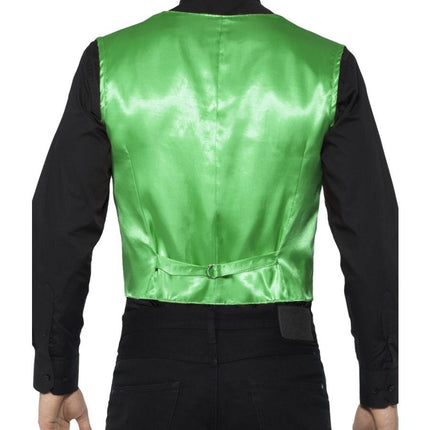 Feestbazaar Gilet Pailletten Groen