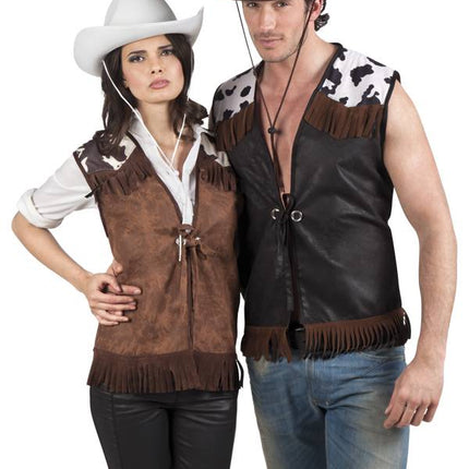 Feestbazaar Gilet western dames