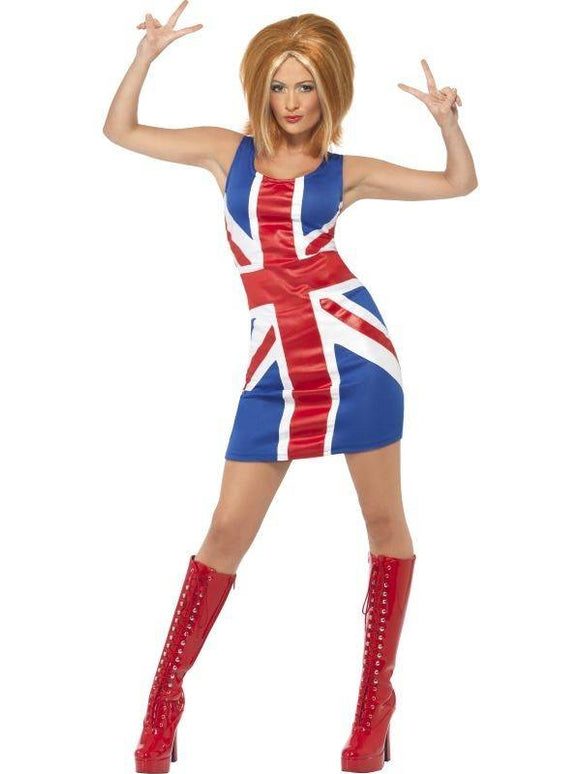 Feestbazaar Ginger Spice girl jurk