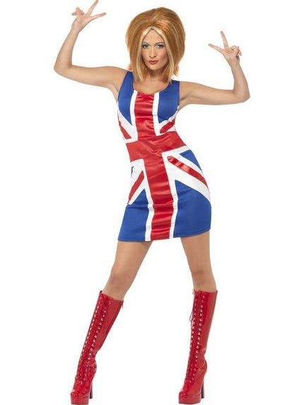 Feestbazaar Ginger Spice girl jurk