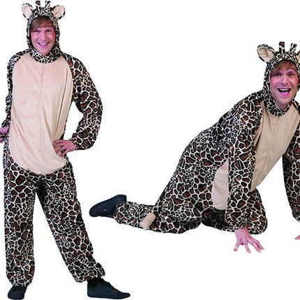 Feestbazaar Giraffe pak heren