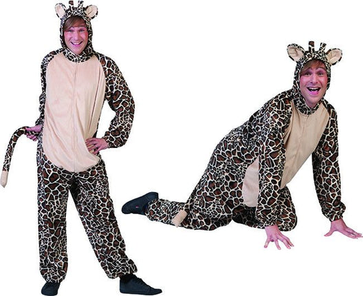 Feestbazaar Giraffe pak heren