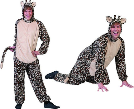 Feestbazaar Giraffe pak heren