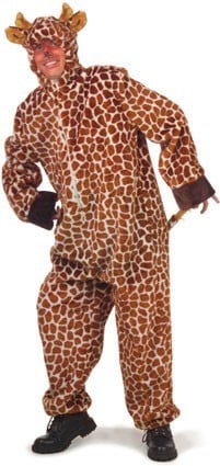 Feestbazaar Giraffe pak volwassen pluche