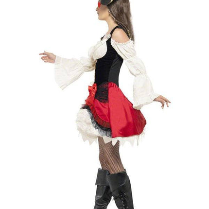 Feestbazaar Glamour piratenkostuum vrouw