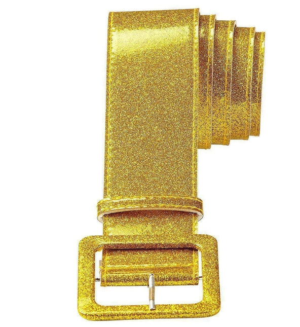 Feestbazaar Glamour Riem Glitter Goud 120cm