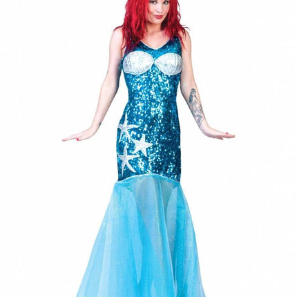Feestbazaar Glitter jurk zeemeermin