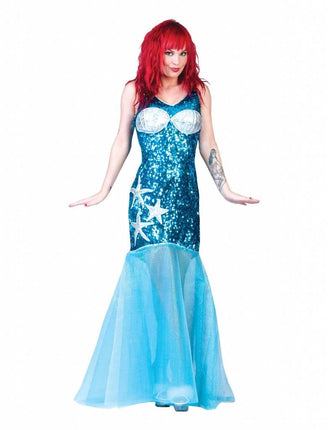 Feestbazaar Glitter jurk zeemeermin