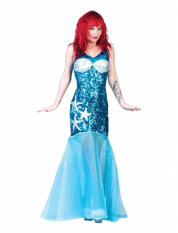 Feestbazaar Glitter jurk zeemeermin