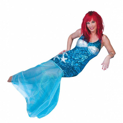 Feestbazaar Glitter jurk zeemeermin
