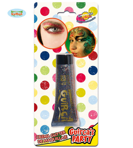 Feestbazaar Glitter make up tube multikleur creme