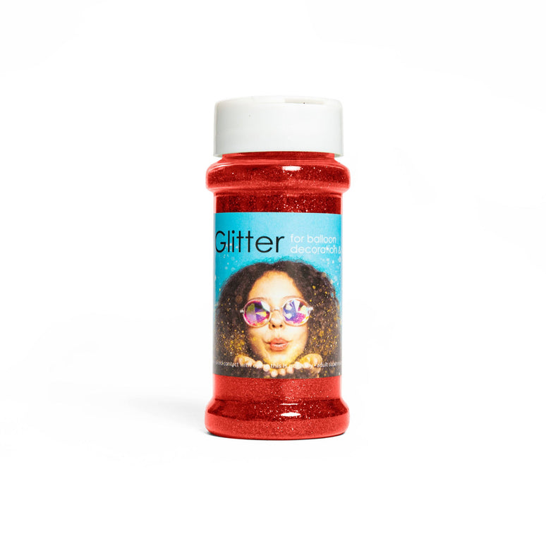 Feestbazaar Glitters Rood (100g)