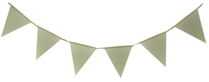 Feestbazaar Glitterslinger festival goud