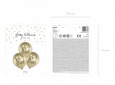 Feestbazaar Glossy Ballonnen 80 goud (6st)