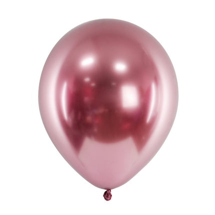 Feestbazaar Glossy Ballonnen Rosé Goud (50st)