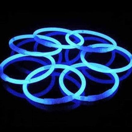 Feestbazaar Glow in Dark armbanden blauw