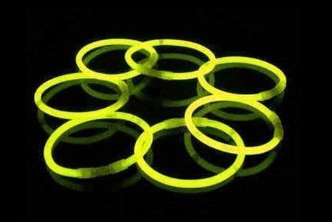 Feestbazaar Glow in Dark armbanden geel