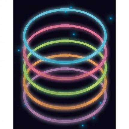 Feestbazaar Glow In The Dark Kettingen 56cm 10 stuks