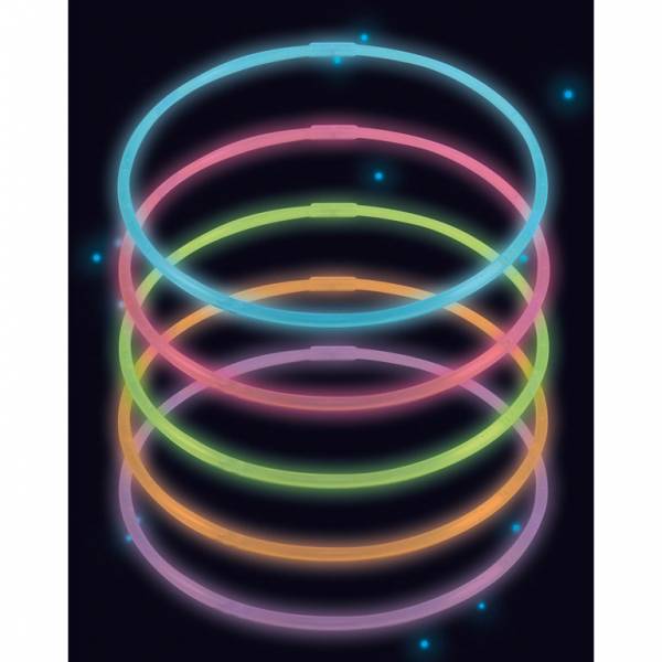 Feestbazaar Glow In The Dark Kettingen 56cm 10 stuks