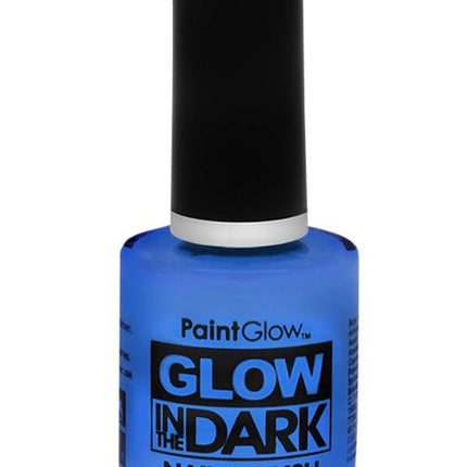 Feestbazaar Glow in the dark nagellak UV neon Blauw