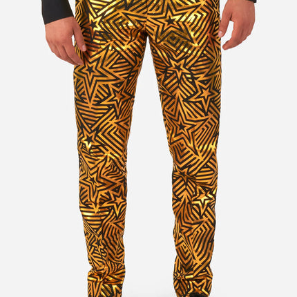 Feestbazaar Golden Geo Star Heren Pak Opposuits