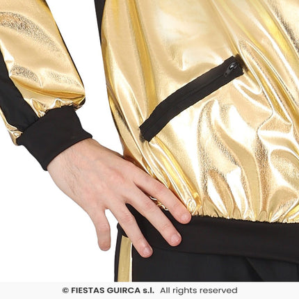 Feestbazaar Golden Tracksuit Heren Justin