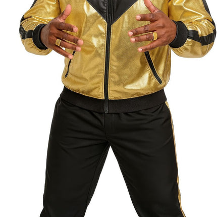 Feestbazaar Golden Tracksuit Heren Justin