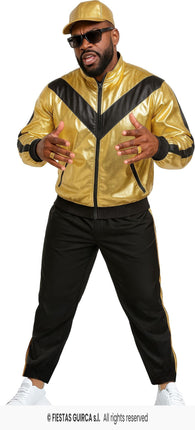 Feestbazaar Golden Tracksuit Heren Justin
