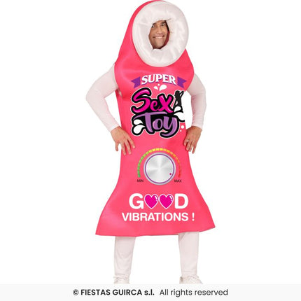 Feestbazaar Good Vibrations Vibrator Kostuum
