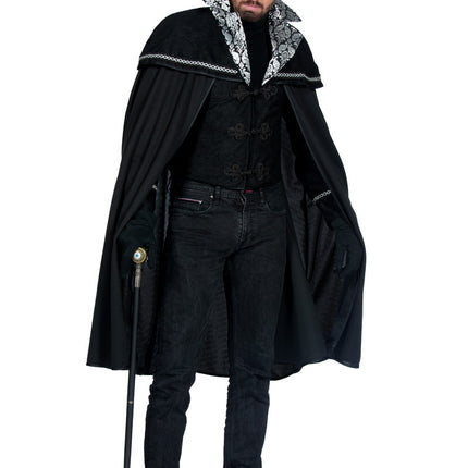 Feestbazaar Gothic Cape Heer Premium