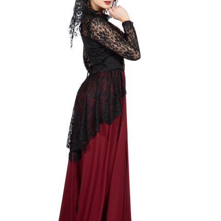 Feestbazaar Gothic Koningin kostuum