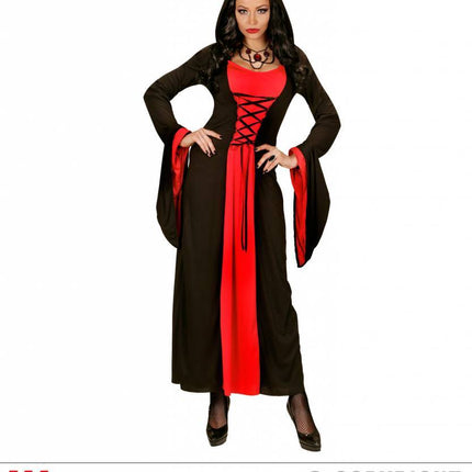 Feestbazaar Gothic Lady jurk Halloween